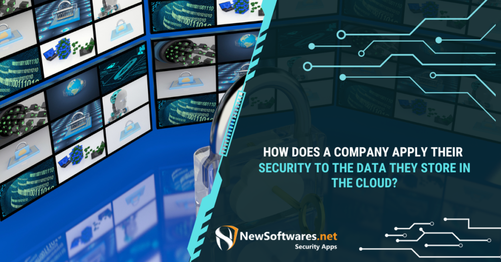 How do companies protect the privacy of the stored data in the cloud?