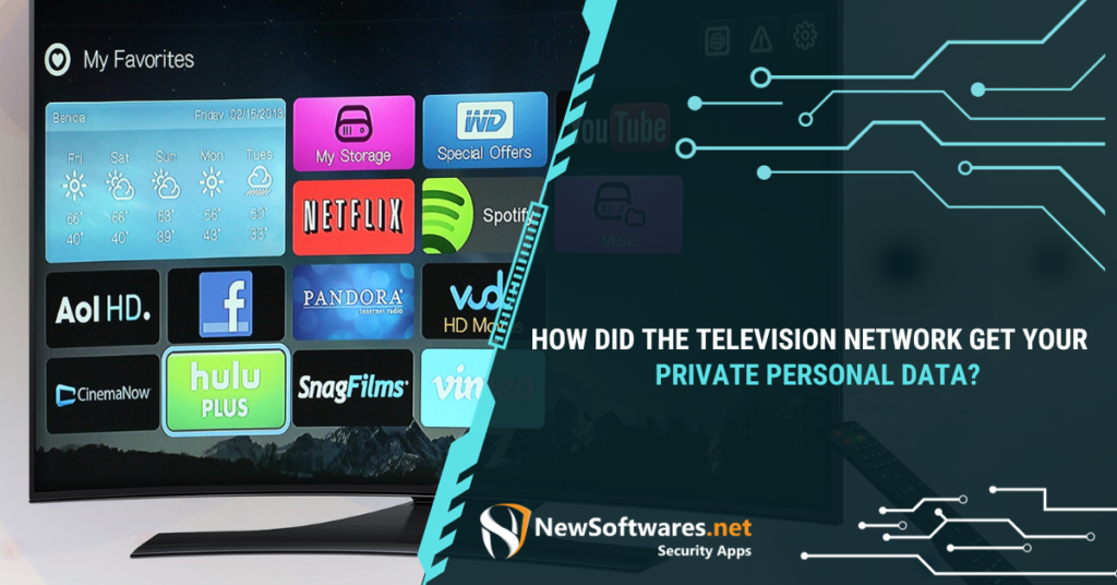 How is data transmitted from a smart TV?