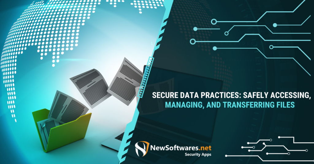 What are 3 secure ways data can be transferred externally?