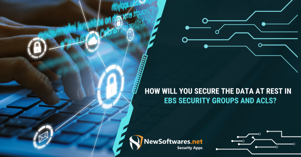 How do you secure data at rest on an EBS volume?