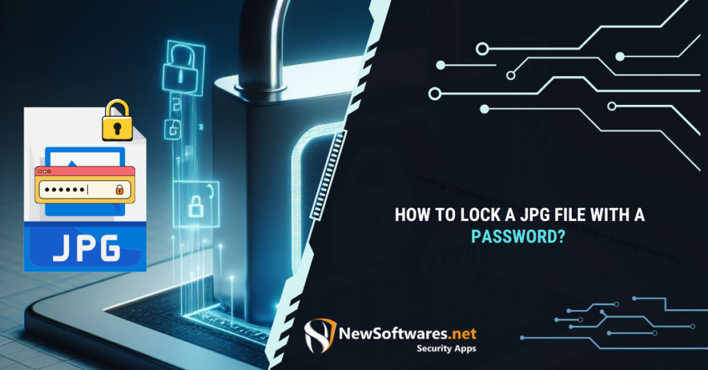 How to lock a JPG file with a password