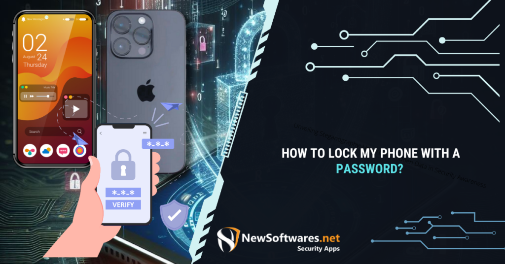 How to lock my phone with a password