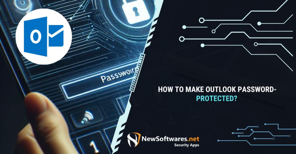 How to make Outlook password-protected