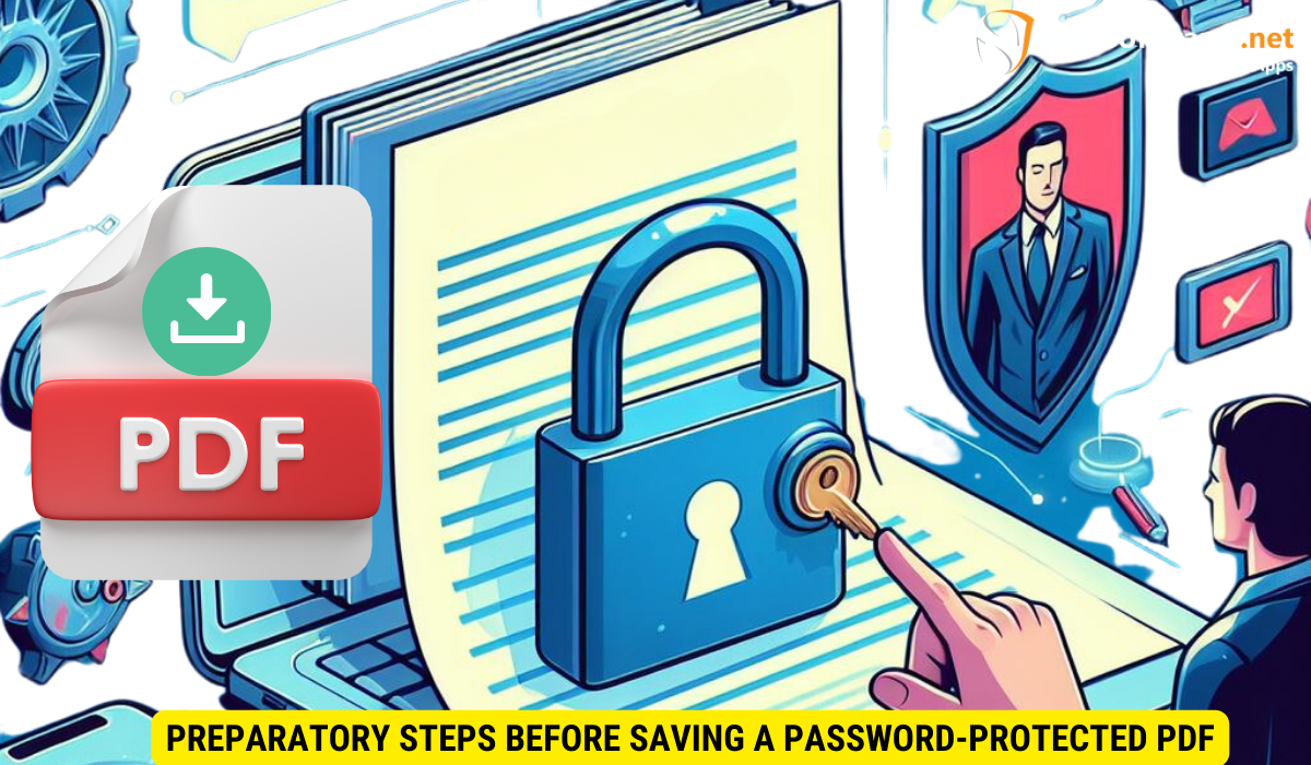 Preparatory Steps Before Saving a Password-Protected PDF