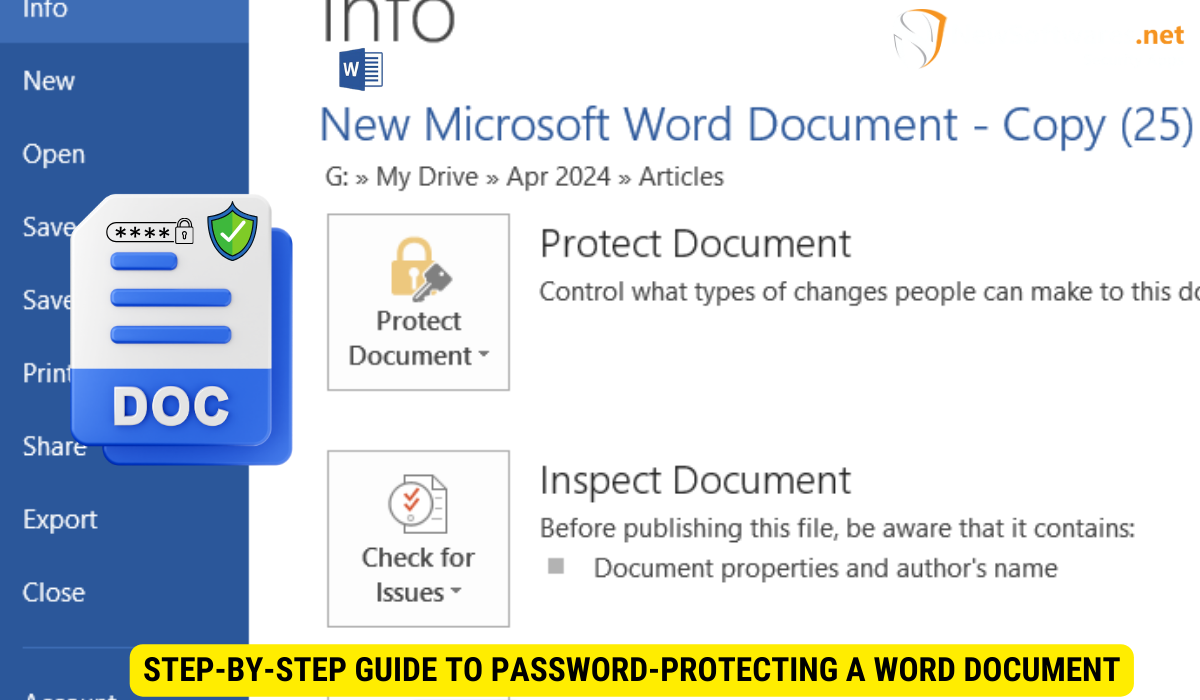 Step-by-Step Guide to Password-Protecting a Word Document