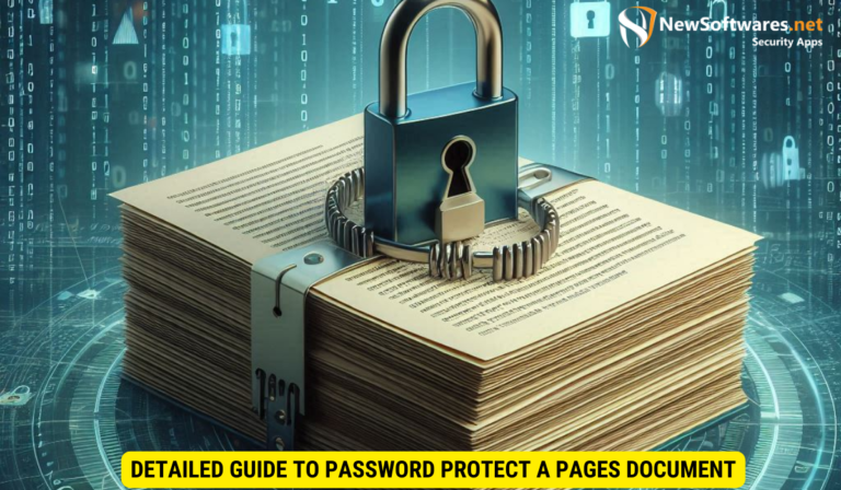 How To Password Protect A Pages Document? - Newsoftwares.net Blog