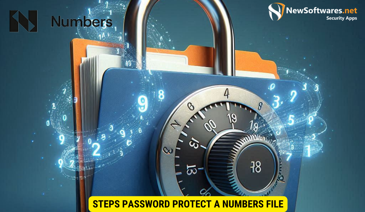 Steps Password Protect a Numbers File