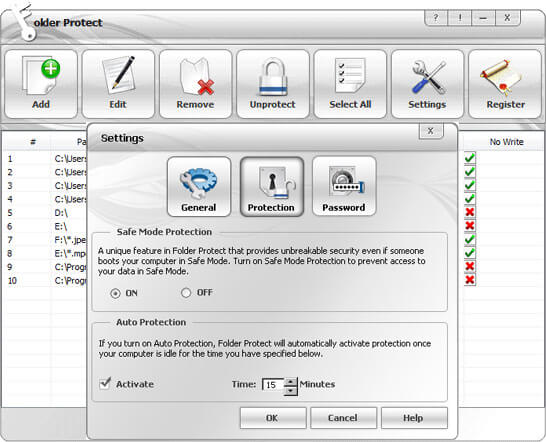 fp general settings