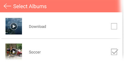 select albums features