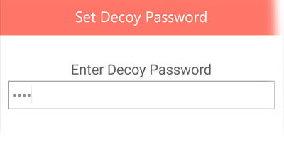 set decoy password